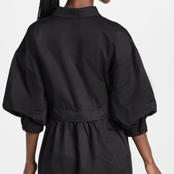 English Factory Puff Sleeve Shirt Dress - Never Worn - Picture 2 of 2